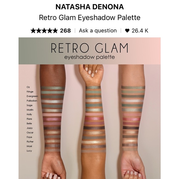 BNIB NATASHA DENONA Retro Glam Palette - Picture 4 of 16